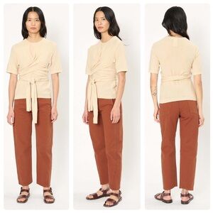 Lemaire Beige Wrap Blouse